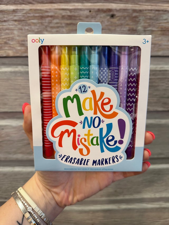 12 Make No Mistake Erasable Markers